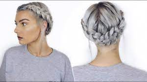 Halo braids are a little unique than the classical braids. Easy Dutch Halo Braid Tutorial Festival Hair Lovefings Youtube Halo Braid Tutorials Braided Crown Hairstyles Halo Braid