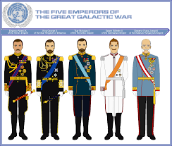 Nicholas, his wife alexandra, and german emperor wilhelm ii were all first cousins of king george v of the united kingdom. The Five Emperors Of The Great Galactic War By Atxcowboy On Deviantart
