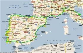 Abbiamo scelto di attraversare il confine attraverso il parco nazionale serra de sao mamede, che anche se era proprio. Mappa Del Viaggio In Camper In Portogallo Viaggio In Camper Turismo Viaggio In Portogallo