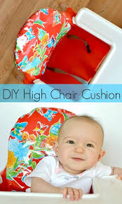 A Lemon Squeezy Home High Chair Back Cushion Diy High Chair Diy Chair Cushions Diy Cushion