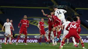 Liverpool scores, results and fixtures on bbc sport, including live football scores, goals and goal scorers. Leeds United 1 1 Liverpool Diego Llorente Denies Reds Place In Top Four Bbc Sport