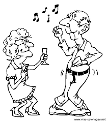 This below coloring image dimension is around 600 pixel x 787 pixel with approximate file size for around 112.44 kilobytes. Coloring Page Made Me Think Of My Sister And Her Boyfriend Who Go Dancing Several Times A Week Digi Stamps Art Impressions Stamps Digital Stamps