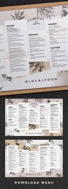 Elegant Menu Design Table Mat Food And Drinks Menu Good For Cafe Restaurant Tavern Or Bar Menu D Cafe Menu Design Restaurant Menu Design Menu Restaurant