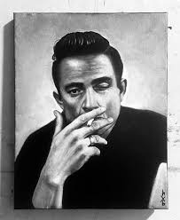 Johnny Cash Acrylic