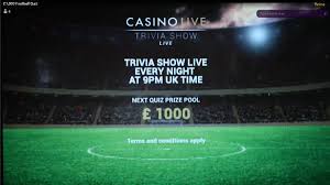 It is the third ingredient. Playtech Trivia Show Football Quiz Win 1000 A Night Free Entry