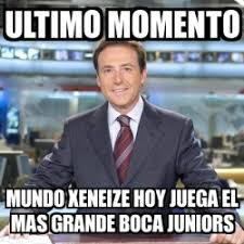 Boca es lo mas grande del mundo y mi sueño es ir a la bonbonera y cono serlo a maradono y jugar e las inferiores de boca maxi, chaco, argentina. Meme Matias Prats Ultimo Momento Mundo Xeneize Hoy Juega El Mas Grande Boca Juniors 22043982