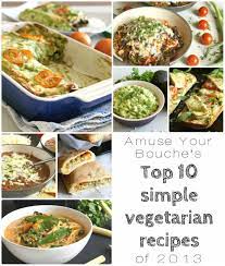Top 10 Simple Vegetarian Recipes Vegetarian Recipes Vegetarian Recipes Easy Vegetarian Vegan Recipes