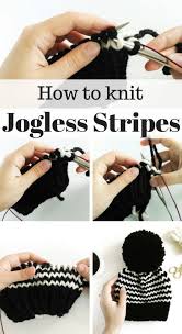 Stripes are an easy and fast way to add color to a project, and a great way to use up those little bits hanging out in. How To Knit Jogless One Row Stripes