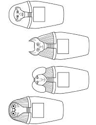 Vases Canopes Coloriage Egypte Vases