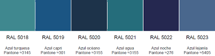 Ral Colors 5018 5023 Colori