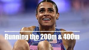 Abby Steiner vs Gabby Thomas & Aleia Hobbs 2023 Florence Diamond League