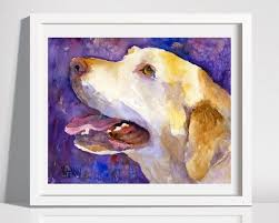 Labrador Picture Labrador Retriever Art Print Of Watercolor Etsy Labrador Retriever Art Yellow Lab Painting Painting