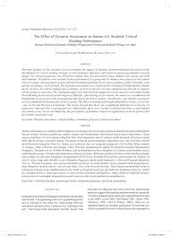 Campur tangan in a sentence and translation of campur tangan in english dictionary with audio pronunciation by dictionarist.com. Pdf The Effect Of Dynamic Assessment On Iranian Efl Students Critical Reading Performance Kesan Penilaian Dinamik Terhadap Penguasaan Pembacaan Kritikal Pelajar Efl Iran