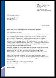 Sehr geehrter herr/frau/ (name des zusammenarbeit mit meinem team bei der verwaltung der konten renommierter internationaler. Bewerbung Schreiben Verwaltungsfachangestellter Verwaltungsfachangestellte Ausbildungspark Verlag