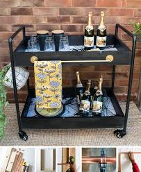 First, attach the legs to the bottom shelf using wood glue and 1 ¼ wood screws. 15 Outdoor Bar Ideas On A Budget Plans Diy Tutorials Images