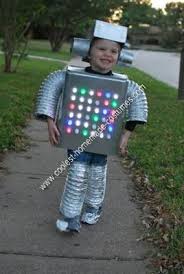 Coolest Homemade Robot Kids Halloween Costume Halloween Costumes For Kids Halloween Kids Robot Costumes