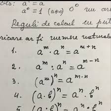 Uneori, cuvintele „aceeași și „aceiași sunt folosite pe dos. Care Sunt Regulile De Calcul Cu Numere La Putere Brainly Ro