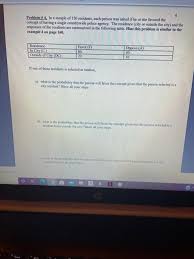 Land more interviews by copying what works and take a break from teaching and be the student for a moment. Problem 4 In A Sample Of 150 Residents Each Person Chegg Com