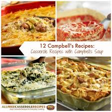 A nice soup that's easy to make on busy nights. 12 Campbell S Recipes Casserole Recipes With Campbell S Soup Campbells Recipes Campbells Soup Recipes Cambells Soup Recipes