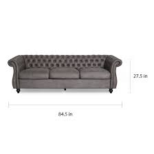 Bitte wenden sie sich vor kaufabschluss. Somerville Chesterfield Tufted Microfiber Sofa With Scroll Arms By Christopher Knight Home On Sale Overstock 24262167