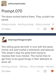 From Tumblr Prompts Writing Story