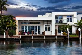Fort Lauderdale Modern Waterfront Luxury Home Waterfront Homes House Exterior Waterfront