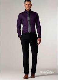 Deep Purple Dress Shirt Purple Mens Dress Shirt Shirt Outfit Men Mens Shirt Dress