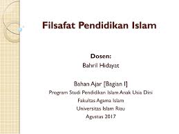 Berbudi pekerti luhur, berdisiplin dalam bermasyarakat, berbangsa. Pdf Filsafat Pendidikan Islam