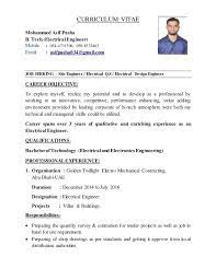 Because for the electrical engineer a basic knowledge of coding must be preferred. Electrical Engineer Cv