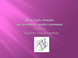 Senkop Ile Gelen Hastaya Norolojik Yaklasim Ppt Indir