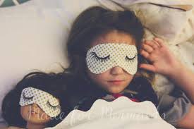 Sleeping mask pattern no sew version apply glue approximately 1/3 inside edge. Free Pdf Pattern Sleep Mask For Adults Children And Dolly