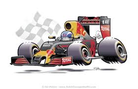 Rb12 Red Bull Racing Max Verstappen Formula One Cartoon Max Verstappen Formula1 Cartoon Car Cartoon Red Bull Racing Racing