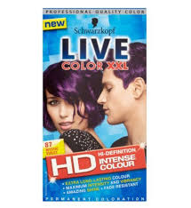 Schwarzkopf Live Color Xxl Hd 87 Mystic Violet Permanent Hair Dye Boots Hair Hair Hair