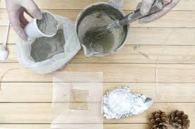 Basteln Mit Beton Und Zapfeln Zu Weihnachten Deko Selber Machen Basteln Mit Beton Beton Deko