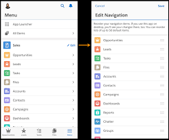 Maybe you would like to learn more about one of these? Customize Navigation Unit Salesforce Trailhead