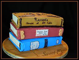 More than 375 delectable cookie recipes that begin with a. Stacked Book Cake Buttercream Icing Book Cakes Stacked Cakes Tutorial Cake