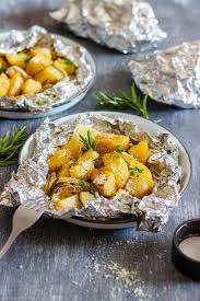 Grab your fresh green beans, season them, wrap them in foil! Easy Campfire Potatoes Recipe Happy Foods Tube