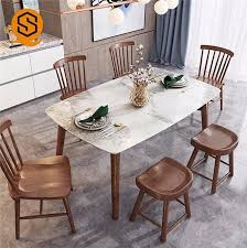 The furniture in the raw mid century modern dining table features a solid top and linear proportions in solid wood make this table ideal for a wonderful dining experience. Modern Dining Table On Invaber Royal White Marble Dining Room Glass Dining Table Become The Mid Century Modern Dining Table Set