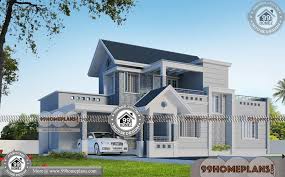 One, two and three story house plans. Narrow Lot House Plans Two Story 80 Kerala Traditional Home Designs