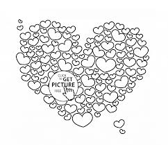 Big Heart Coloring Page For Kids For Girls Coloring Pages Printables Free Wuppsy Com Valentine Coloring Pages Heart Coloring Pages Valentine Coloring