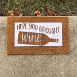 How to decorate your own welcome mat