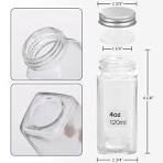 Hot Selling 24 Pack Glass Spice Jars Set with Labels Shaker Lids