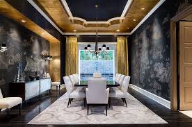 Commit to the black and gold scheme in a major way with artwork, wallpaper or a quick update to your wall color. 15 Refined Decorating Ideas In Glittering Black And Gold