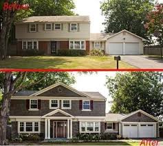 Here are the incredible after photos and some side by side comparisons! 20 Home Exterior Makeover Before And After Ideas Home Exterior Makeover Exterior House Renovation House