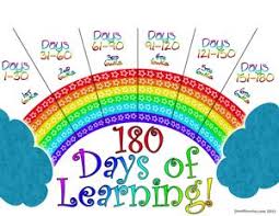 Rainbow 180 Day Attendance Chart Some Other Printables