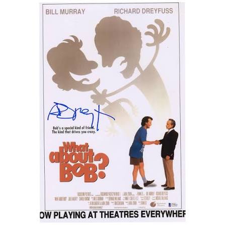 Richard Dreyfuss What About Bob? Autographed 12" x 18" Photograph
