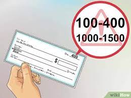 How To Spot A Fake Check: 14 Steps (With Pictures) - Wikihow