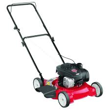 Mtd Mtd 20 In 125cc Ohv Briggs Stratton Walk Behind Gas Push Mower 11a 02bt706 The Home Depot Push Lawn Mower Push Mower Gas Lawn Mower