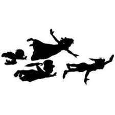 La Boutique De Passigodiche La Boutique De Pas Si Godiche Des Formes En Flex Thermocollant Pour Silhouettes Disney Pochoir Silhouette Peter Pan Personnages