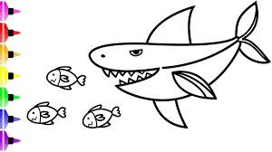 Coloring pages are all the rage these days. White Shark Coloring Pages Art Coloring Book Youtube